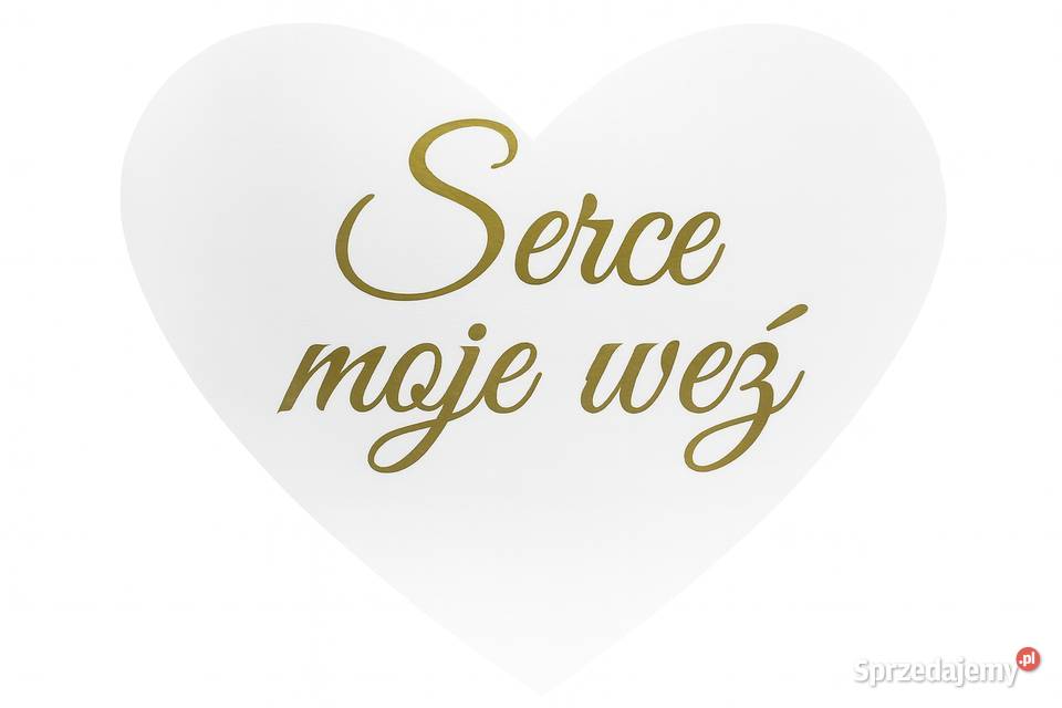 Duże serce z napisem Nasze serca Jezusa Sztukateria, dekoracja sufitu Dębna