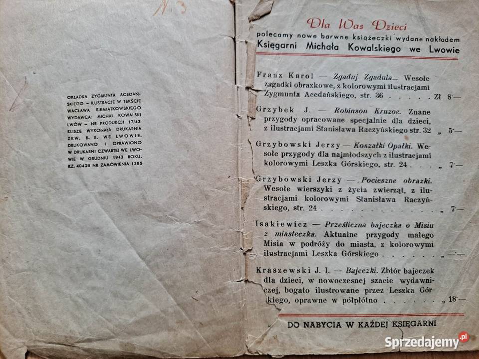 Lwów 1943 Bajka o Królewiczu Leniu Kraków