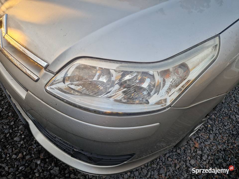 Maska zderzak błotnik lampa Citroen C4 wszystkie Lampy przednie dolnośląskie Lubań