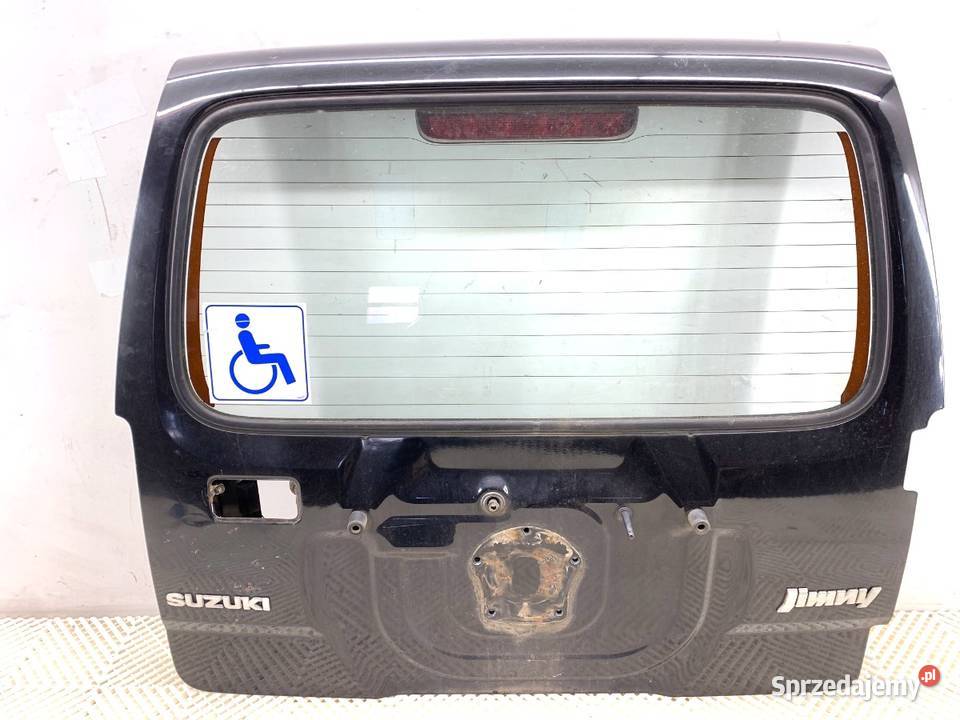 KLAPA TYŁ SUZUKI JIMNY III Terenowy CZARNY TYLNA