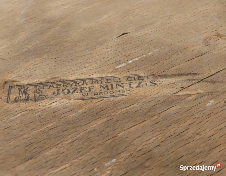 Stolik Thonet międzywojenny zakłady Józef Kraków
