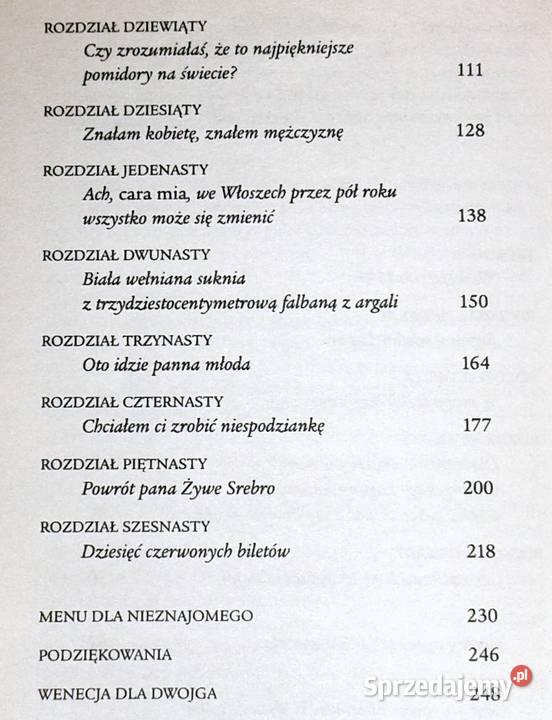 Tysiąc dni w Wenecji Marlena de Blasi lubelskie Chełm