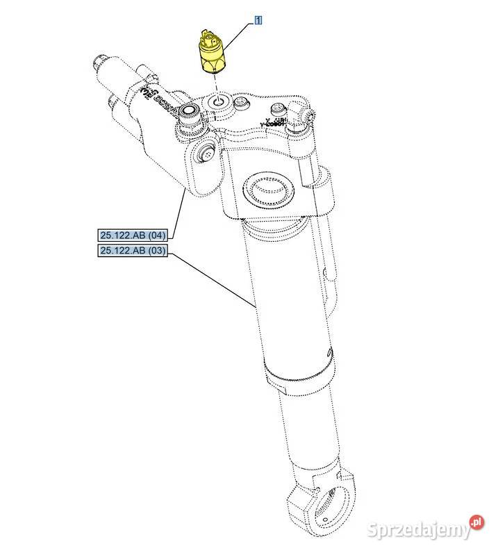 Czujnik ciśnienia osi amortyzowanej Case Holland Białystok