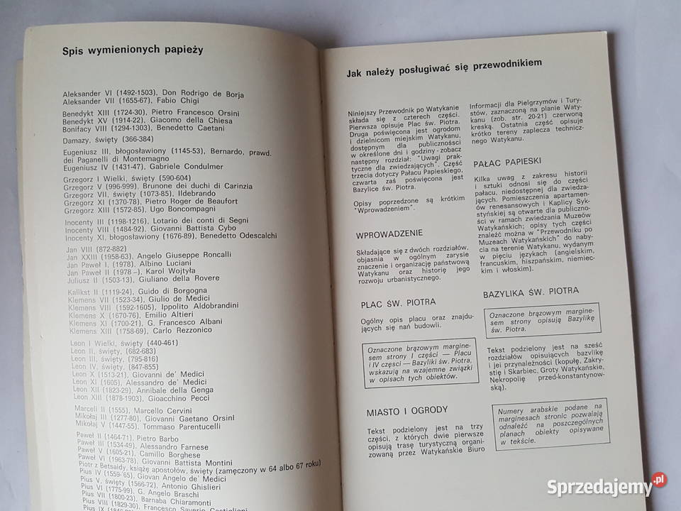 PRZEWODNIK WATYKANIE Złotniki