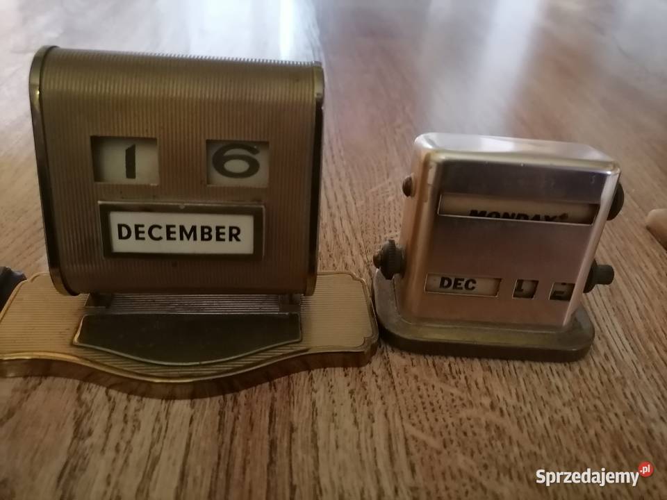 Stary kalendarz wieczny ART DECO Kraków