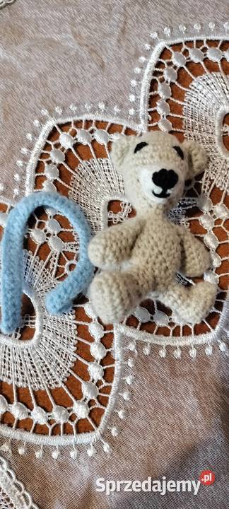 Maskotka miś na szydełku sprzedam