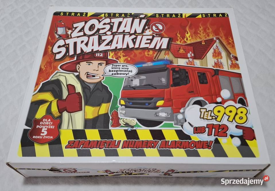 Zostań Strażakiem gra planszowa FAN Zabawka Czeladź
