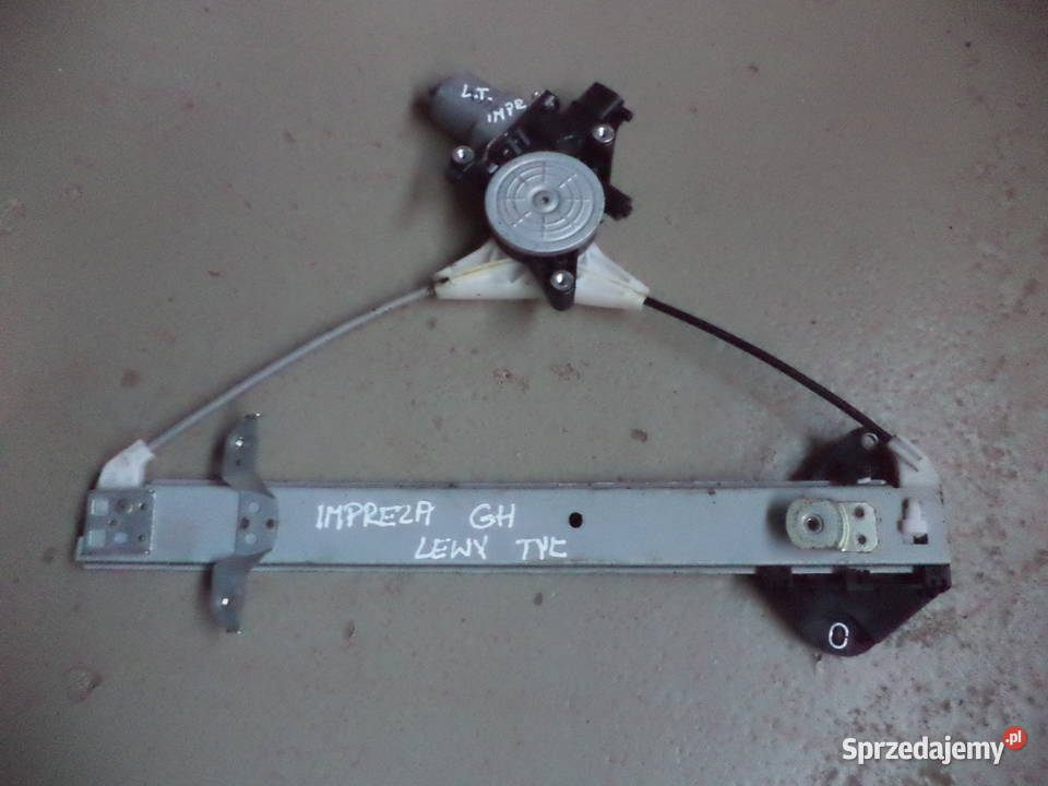 SUBARU IMPREZA GH PODNOSNIK SZYBY LEWY PRZOD TYL mechanizmy opuszczania szyb wielkopolskie Turek