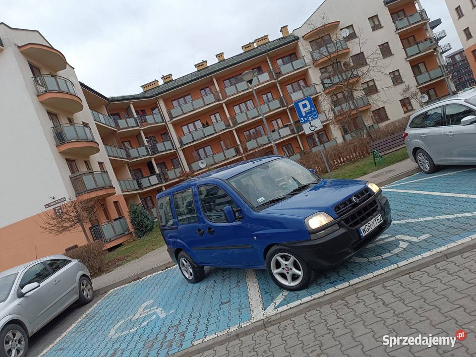 Fiat Doblo 12 8V 65 LPG GAZ wspomaganie kierownicy Żyrardów