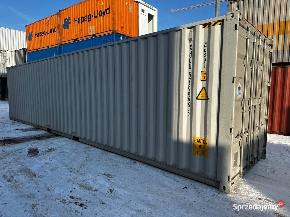 KONTENER MORSKI 40 HC ONE WAY NOWY Magazyn Wrocław