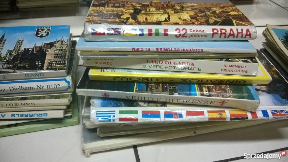 książeczki widokowe pamiątki z wycieczek Warszawa