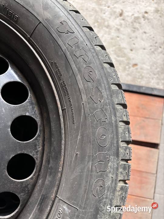 Opony zimowe Firestone 21555 R16 felgi stalowe Otwock sprzedam