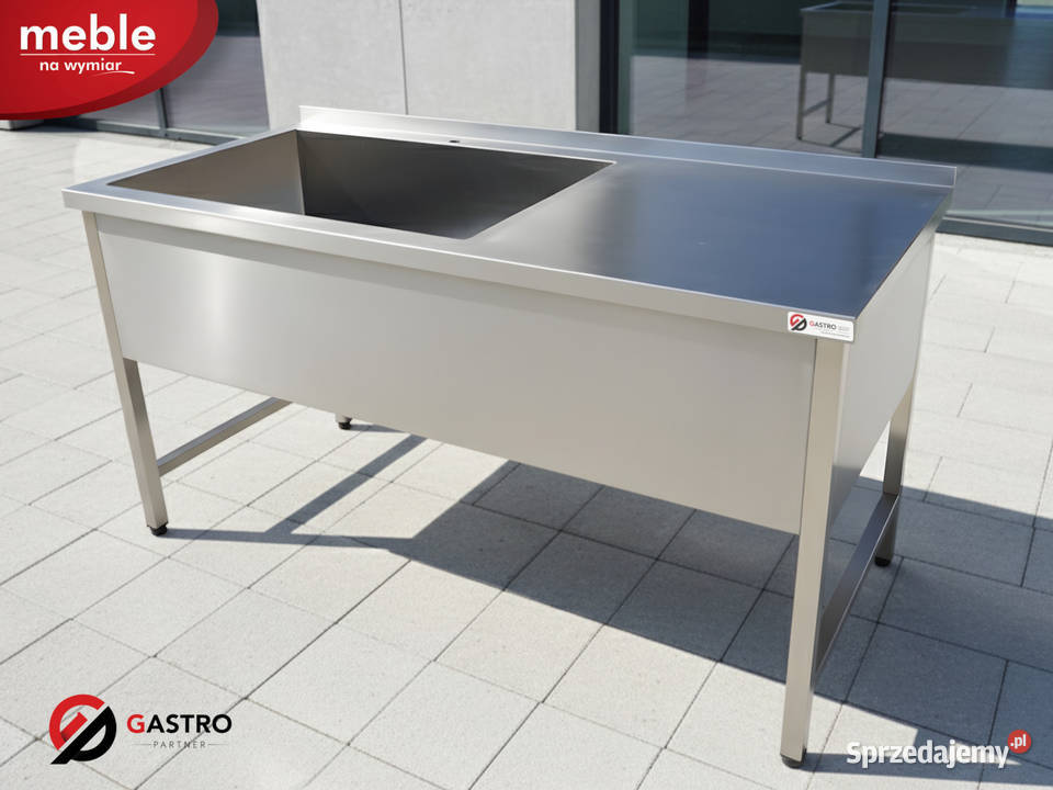 Zlew basen gastronomiczny 1 komorowy z blatem Ostrów Wielkopolski sprzedam