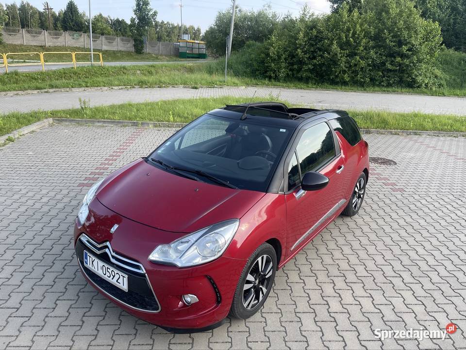 Ds automobiles Citroen Ds3 cabrio 16Hdi idealny sprowadzony świętokrzyskie Brzezinki