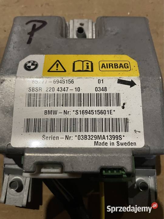 Sensor moduł airbag 6910793 bmw 5 e60 e61 6 e63 Szczecin