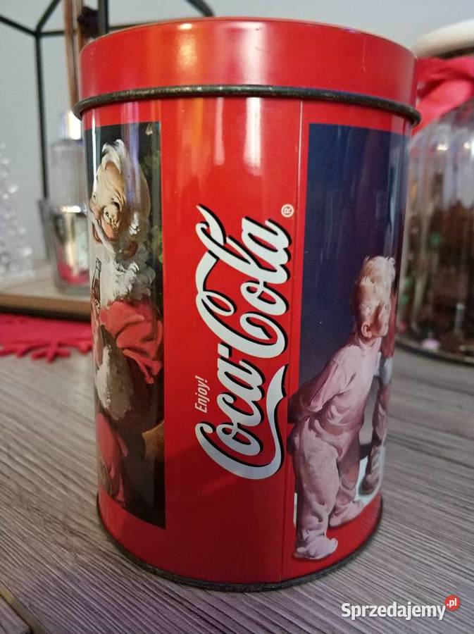 Puszka pojemnik CocaCola Nowa Sól