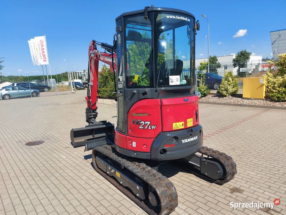 minikoparka Yanmar ViO 276 LW 26 tonySzczecin Zielona Góra sprzedam