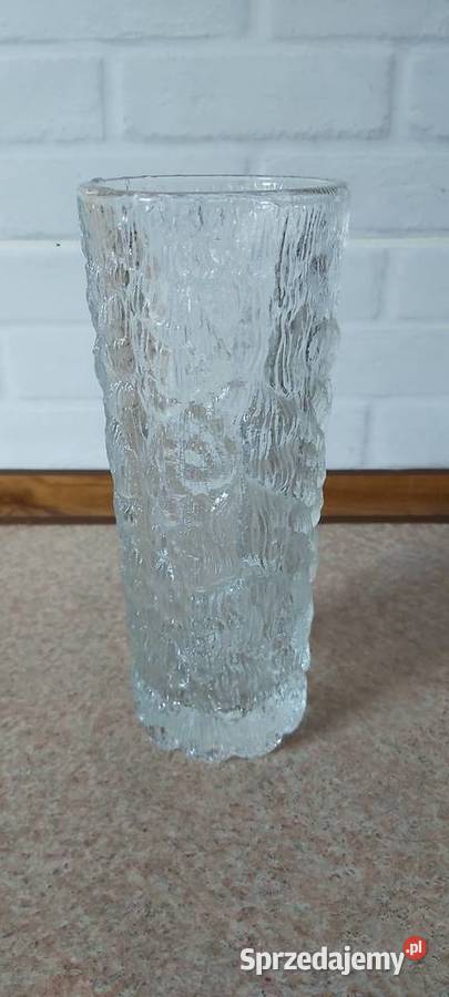 Wazon Vase Glass transparentny Nisko