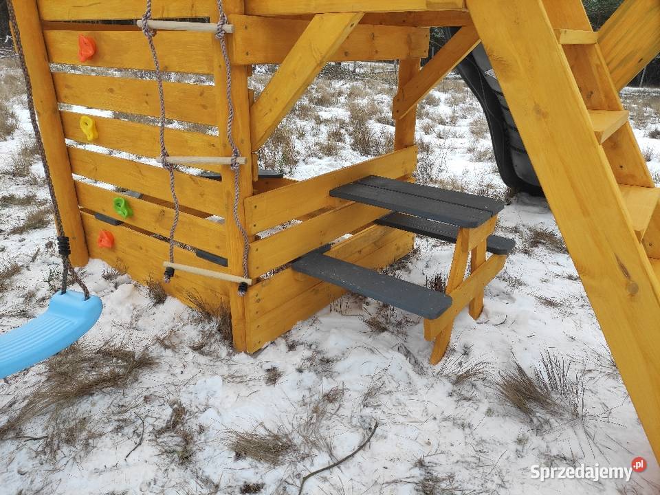 Plac zabaw domek zjeżdżalnia huśtawka Bydgoszcz