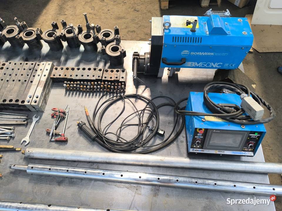 Używana mobilna wytaczarka BM60NC 62700mm zestaw sprzedam