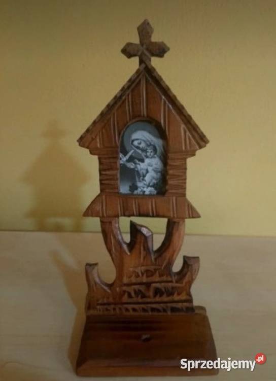 Figurka drewniana kapliczka Jasło