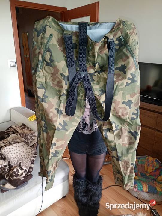 wodoodporne spodnie wojskowe moro XXLS z