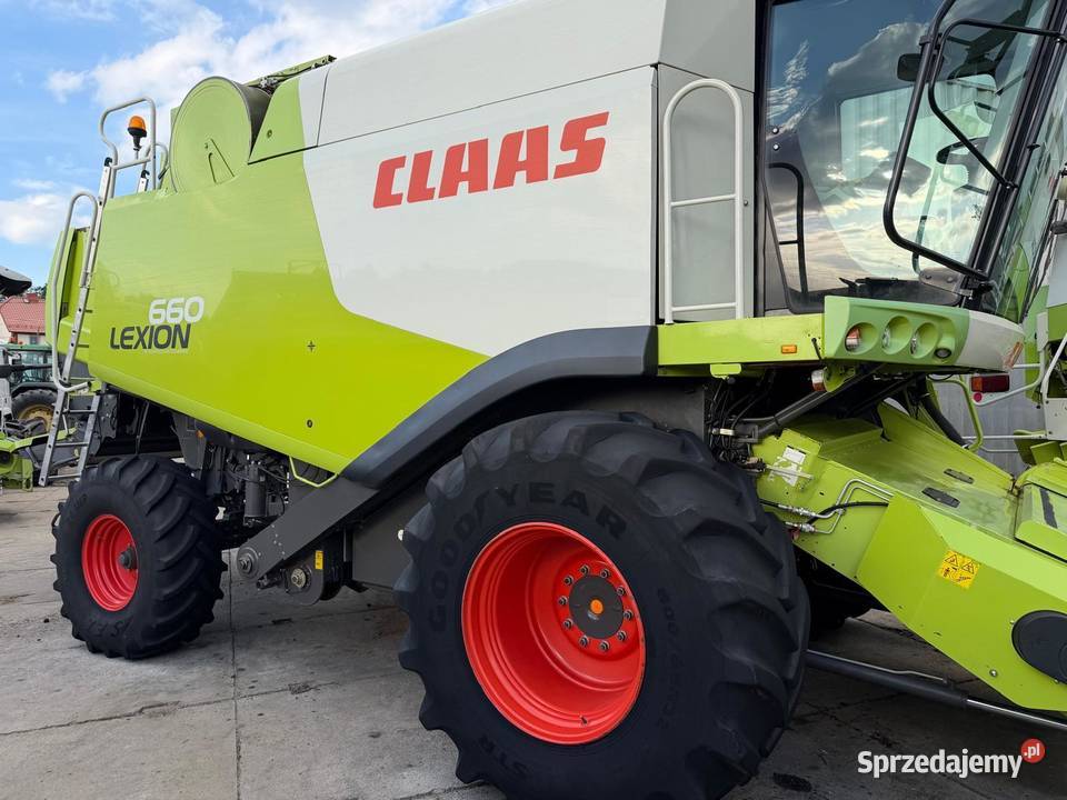 Kombajn zbożowy Claas Lexion 660 heder V750 dolnośląskie Nowa Ruda