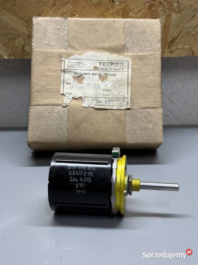 Potencjometr Telpod DW 101 455 2W Unitra 2 Gdańsk