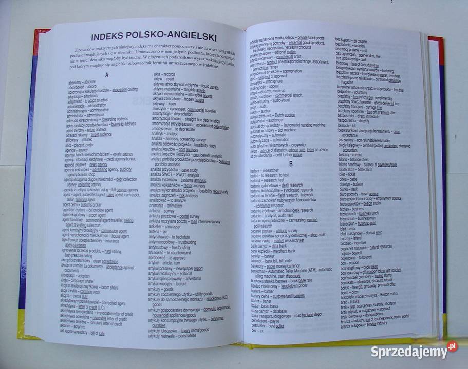 Słownik Marketingu angielskopolski z ind polang Łódź