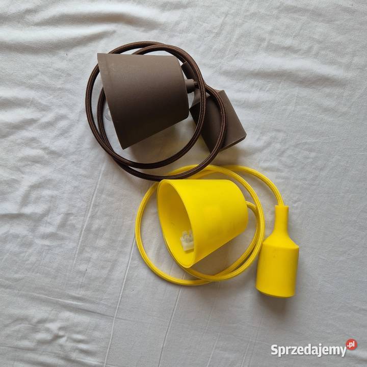 Dwie lampki sznurkowe nowoczesny design Lampy wiszące małopolskie Brzesko