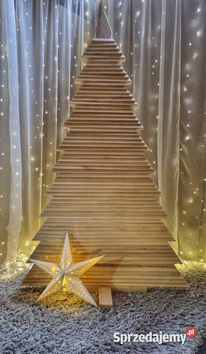 Choinka drewniana ekologiczna naturalne drzewko Kalety