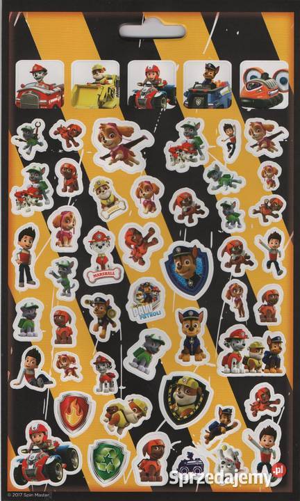 Psi Patrol Marshall Zestaw Naklejki Nalepki 700 Mogilany
