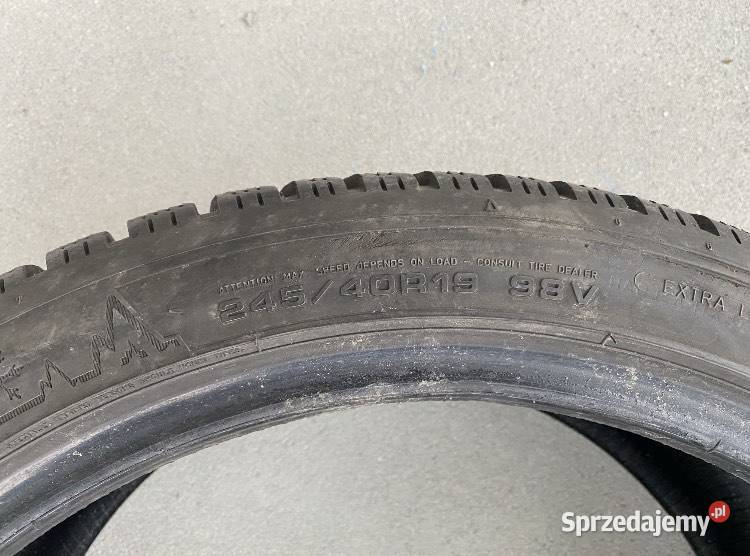 Opona Dunlop Winter Sport 5 245 40 R19 6mm 2020 sprzedam