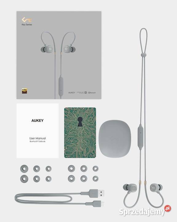Bezprzewodowe słuchawki douszne Aukey EPB80 Warszawa sprzedam