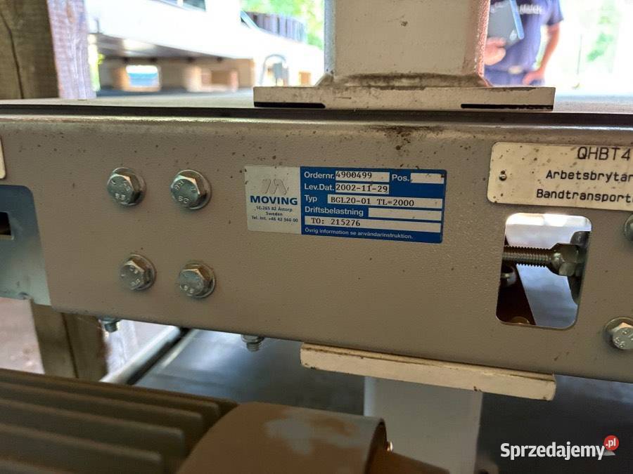 Przenośnik taśmowy Transporter produktów Mowing Podskarbice Szlacheckie