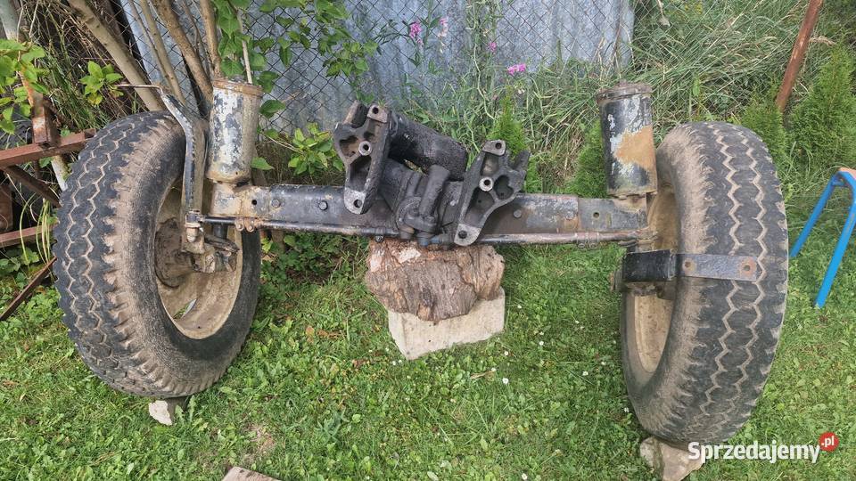 Przednia oś Ursus 385 miękka kompletna koła Wielka Wieś
