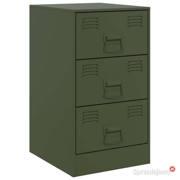 Szafka nocna oliwkowa zieleń 345x39x62 stal mazowieckie Warszawa
