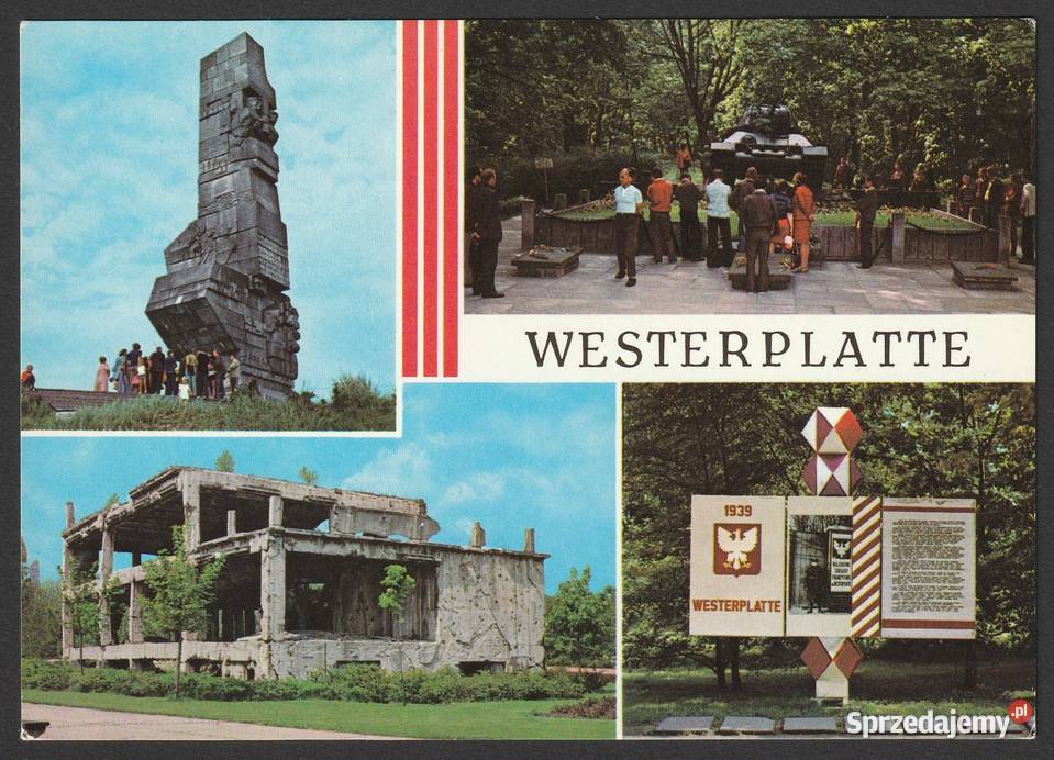 WESTERPLATTE CZOŁG KOSZARY POMNIK 1978 BO Łódź sprzedam