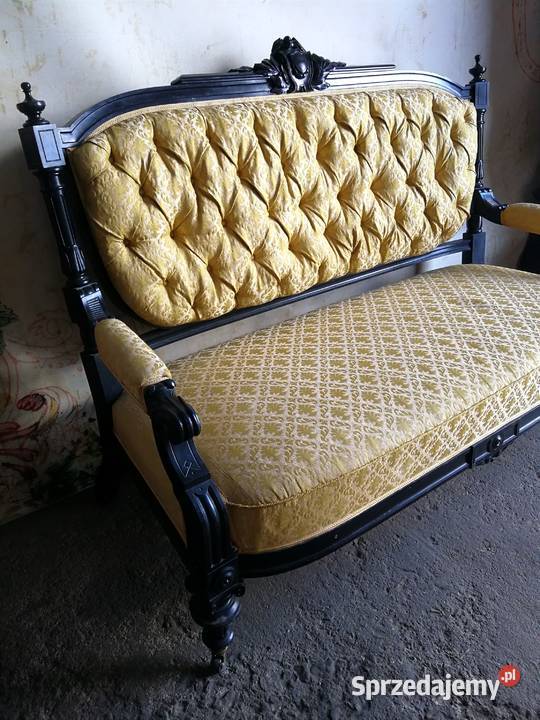 Śliczna pałacowa sofa szwedzka oryginał Wałbrzych