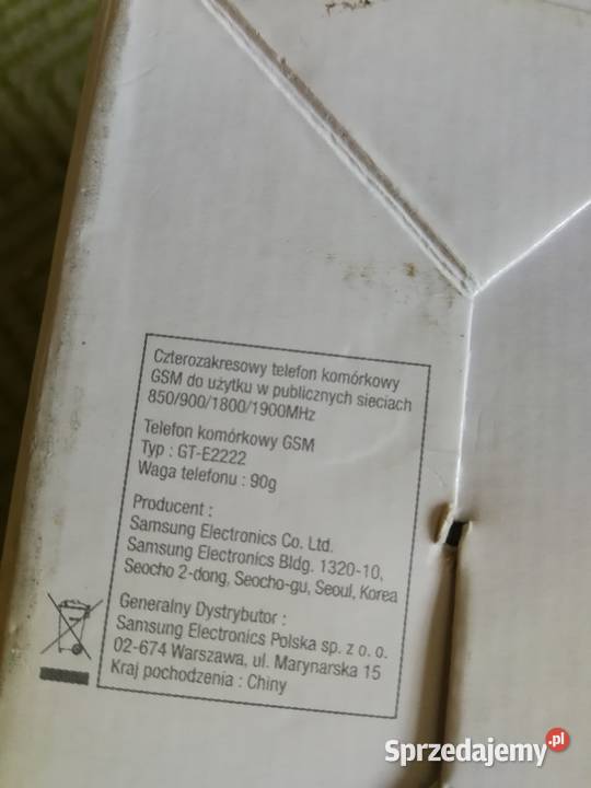 Samsung Chat 222 GTE2222 Dual SIM Klasyk QWERTY Szczecin