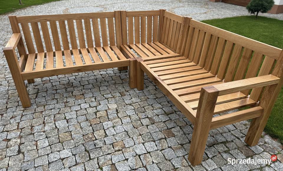 Narożnik ogrodowy dębowy 90cm Złochowice sprzedam