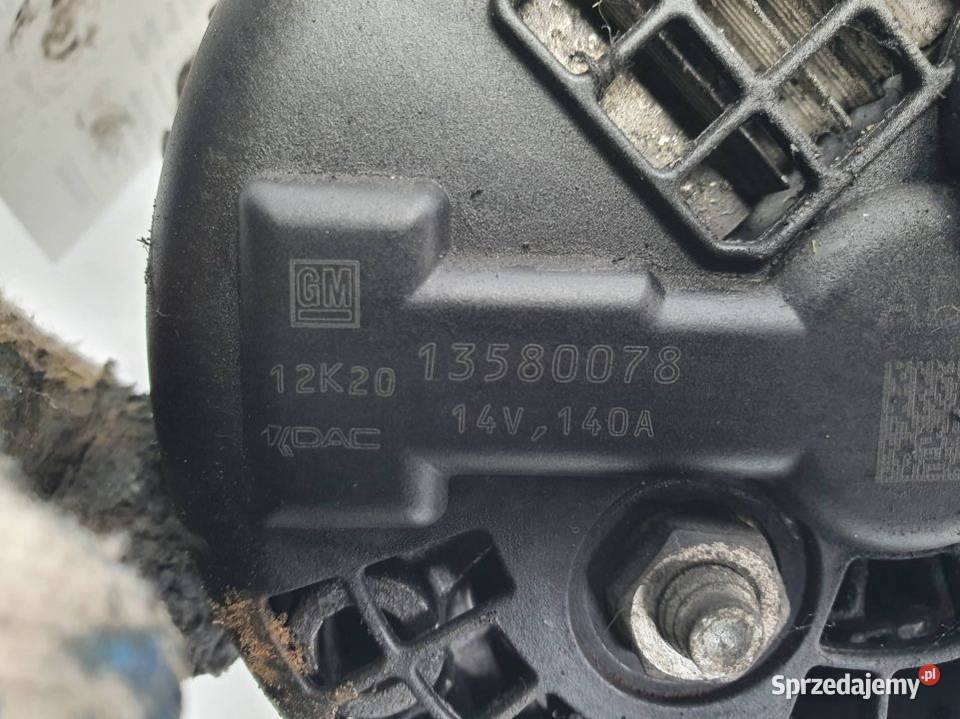 ALTERNATOR CHEVROLET CRUZE 13580078