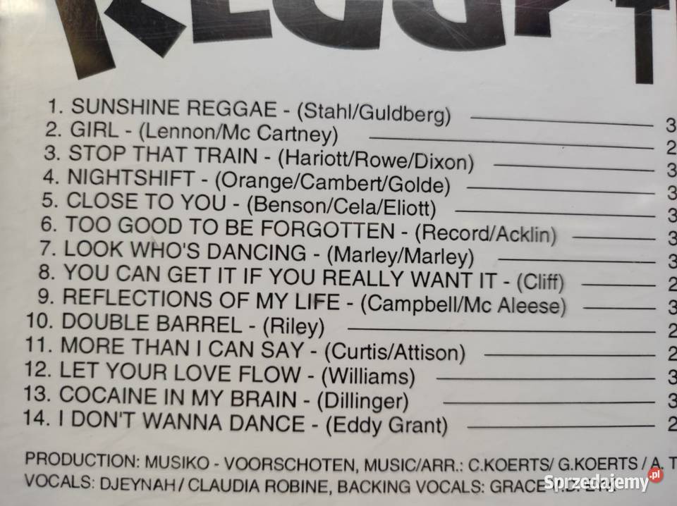 Its Nonstop Reggae Time Volume 2 CD 1992płyta cd