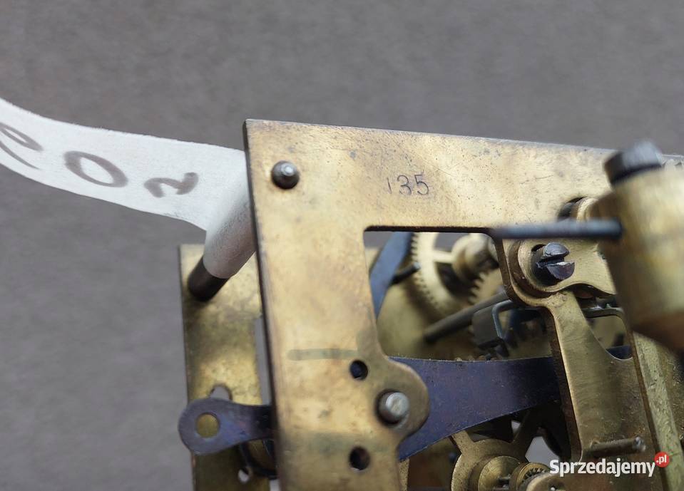 604 Mechanizm starego zegara ściennego Junghans sprzedam