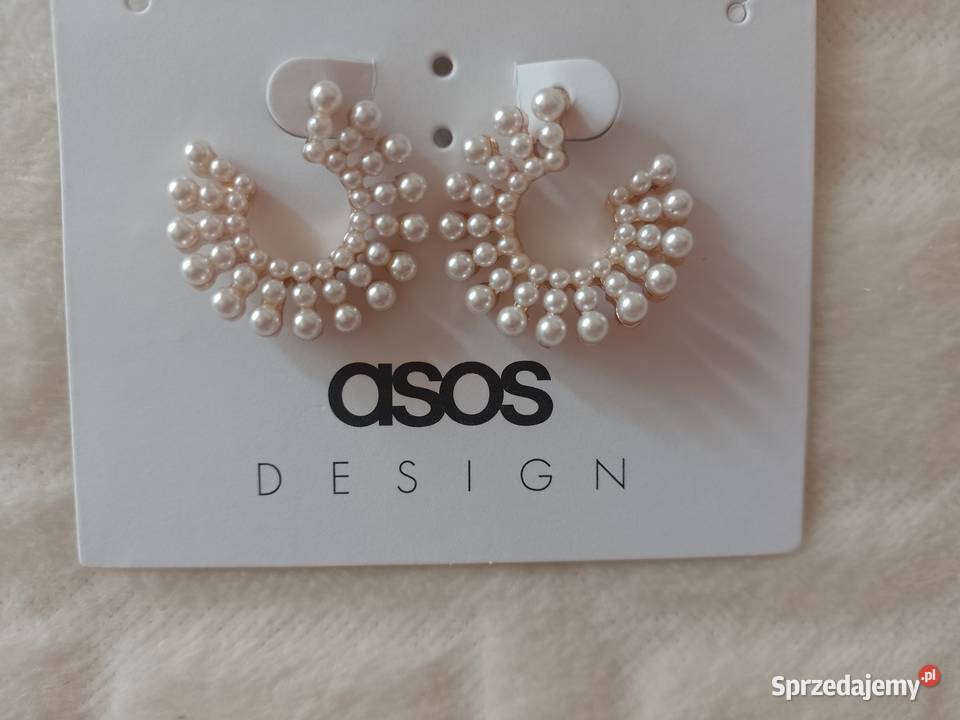 ASOS Ekskluzywne perłowe Kolczyki ślubne perły Dodatki małopolskie Kraków