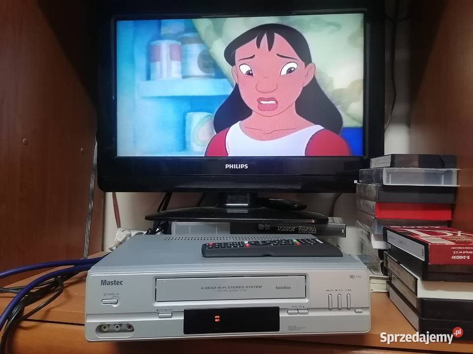 Magnetowid VHS Mastec HTV34 HIFI stereo pilot