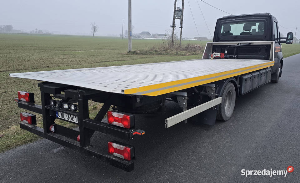 Platforma hydrauliczna zjeżdżana stalalu 530x210 Lubanie sprzedam