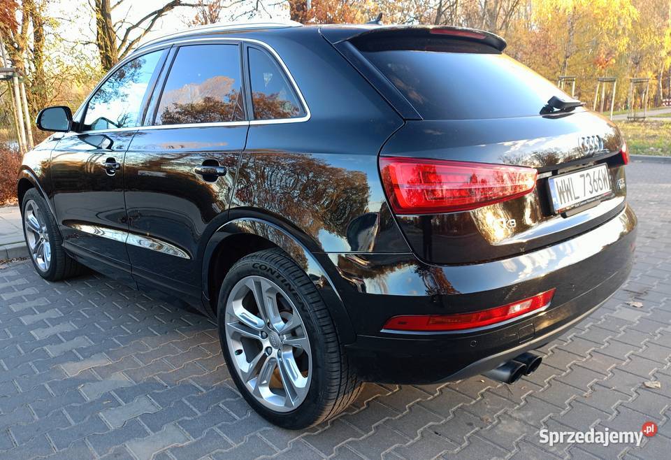 Audi Q3 Quatro Stan idealny modelowo 2017 nieuszkodzony mazowieckie