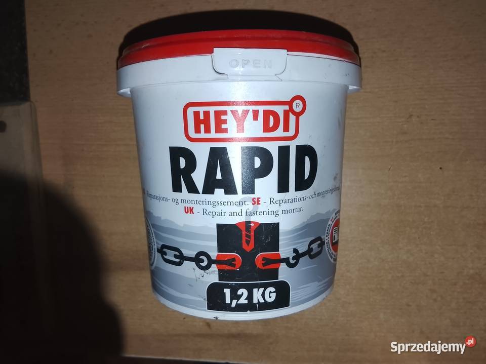 Cement naprawczy HeyDi Rapid 12 NOWY z Norwegii Krasnystaw