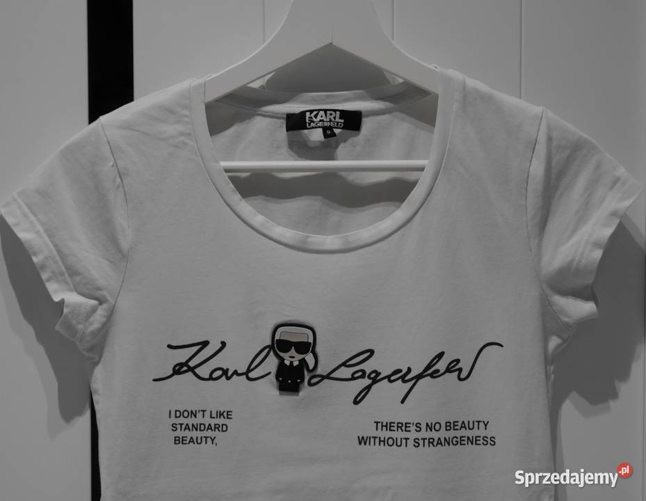Karl Lagerfeld fajna bluzka gumowane logo 36 S dolnośląskie Wrocław
